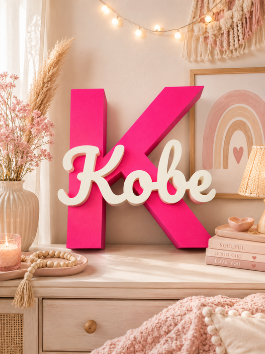 Personalised Initial Name Sign