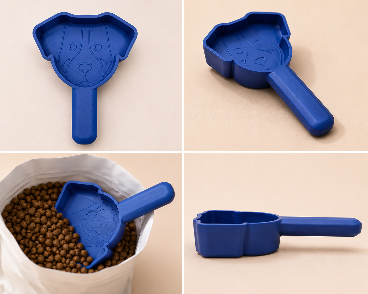 Dog Face Pet Food Scoop